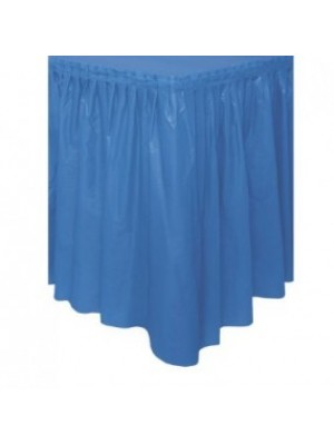 Saia de Mesa Azul Médio